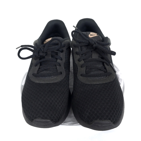 Women’s Nike Tanjun- Black with Gold Check - Picture 2 of 7